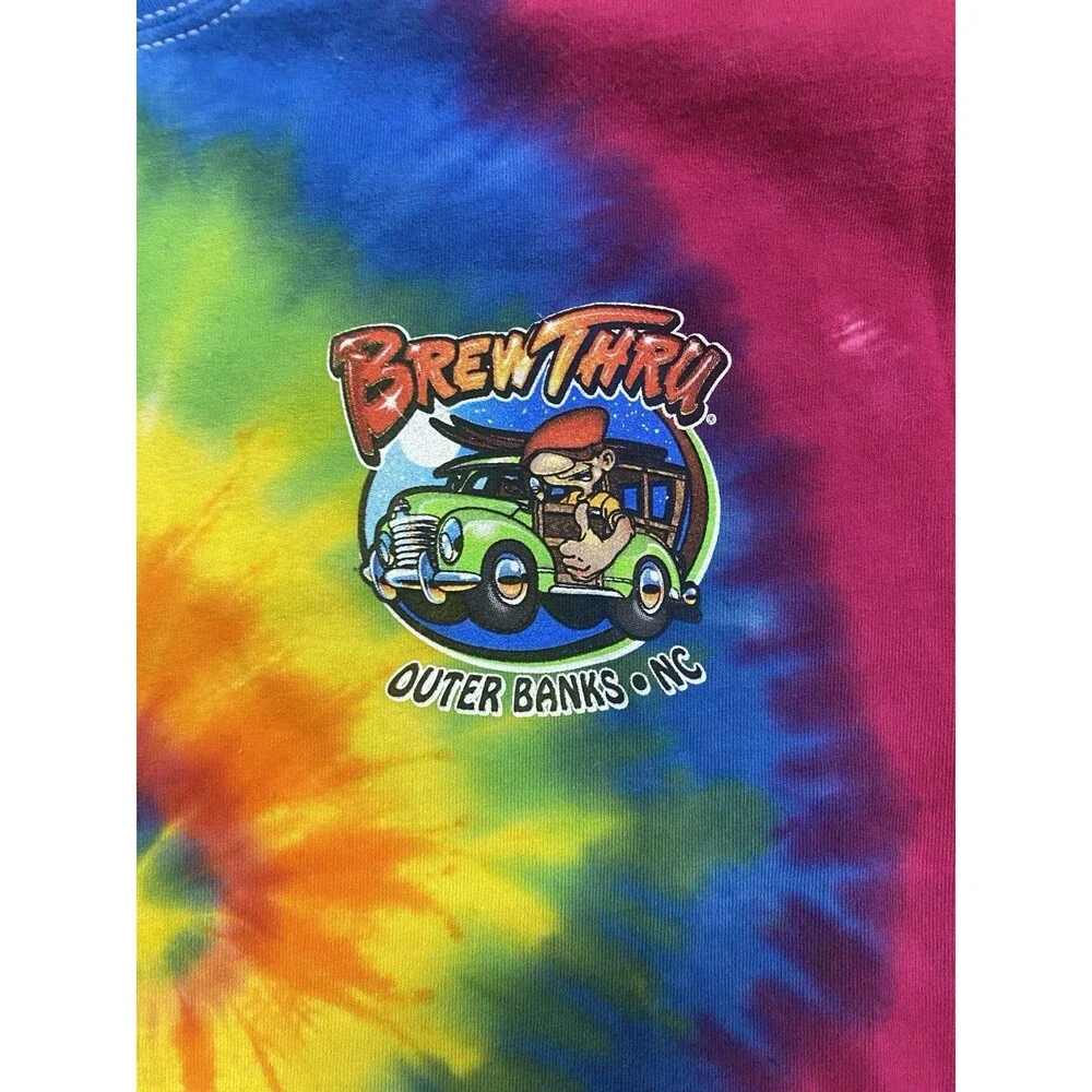 Brew Thru 40th Anniversary 2017 Men’s Large Long Sleeve Tie Dye Shirt